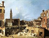 Canaletto Famous Paintings - The Stonemason's Yard